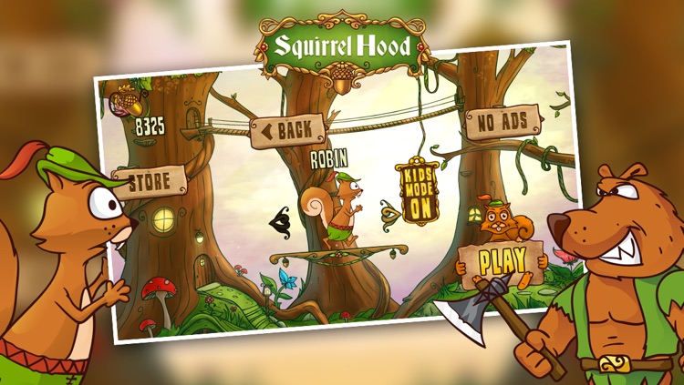 Squirrel Hood - Sherwood Forest Jump Game