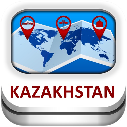 Kazakhstan Guide & Map - Duncan Cartography icon