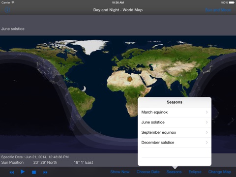 Day and Night - World Map HD screenshot 3