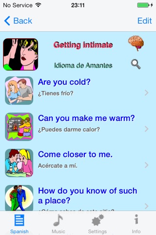 Spanish - Talking English to Spanish Phrasebook + Translator screenshot 2