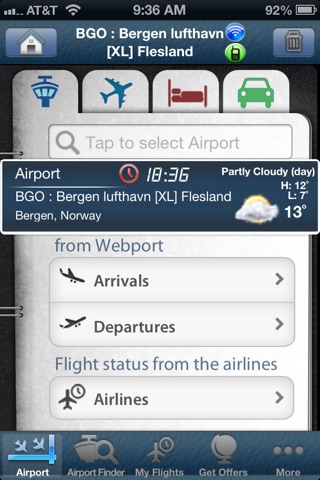 Bergen Flight Information + Flight Tracker screenshot 3
