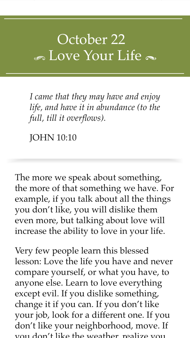 Power Thoughts Devotional
