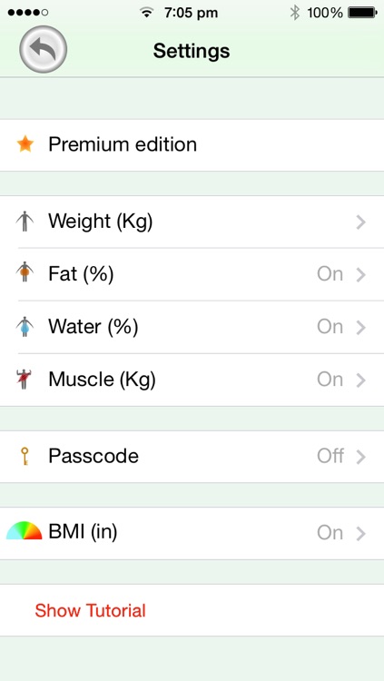 Body Graph - weight, fat, water & muscle tracking screenshot-4