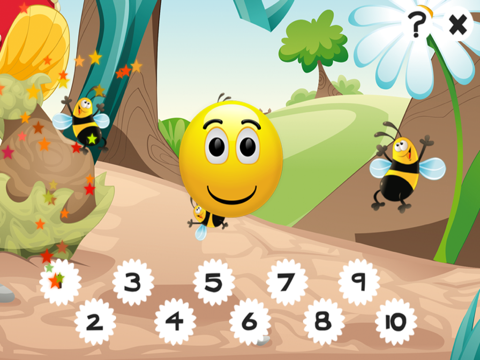 森の昆虫約お子様の年齢2-5のための123のゲーム： カウントを学ぶ 動物、クモ、アリ、蚊、蝶、木々や花で番号1から10まで。幼稚園、保育園や保育所のためにのおすすめ画像2