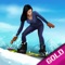 Snowboard Winter Downhill Mountain Sport : The cold snow race - Gold Edition