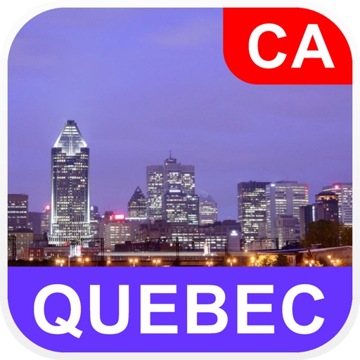 Quebec, Canada Offline Map - PLACE STARS