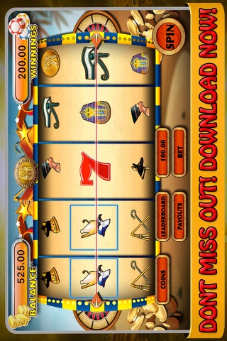 Slots: Double Down Egyptian Slot Machine screenshot 3