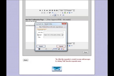 Install & Run An Autoresponder On Your Webspace screenshot 4