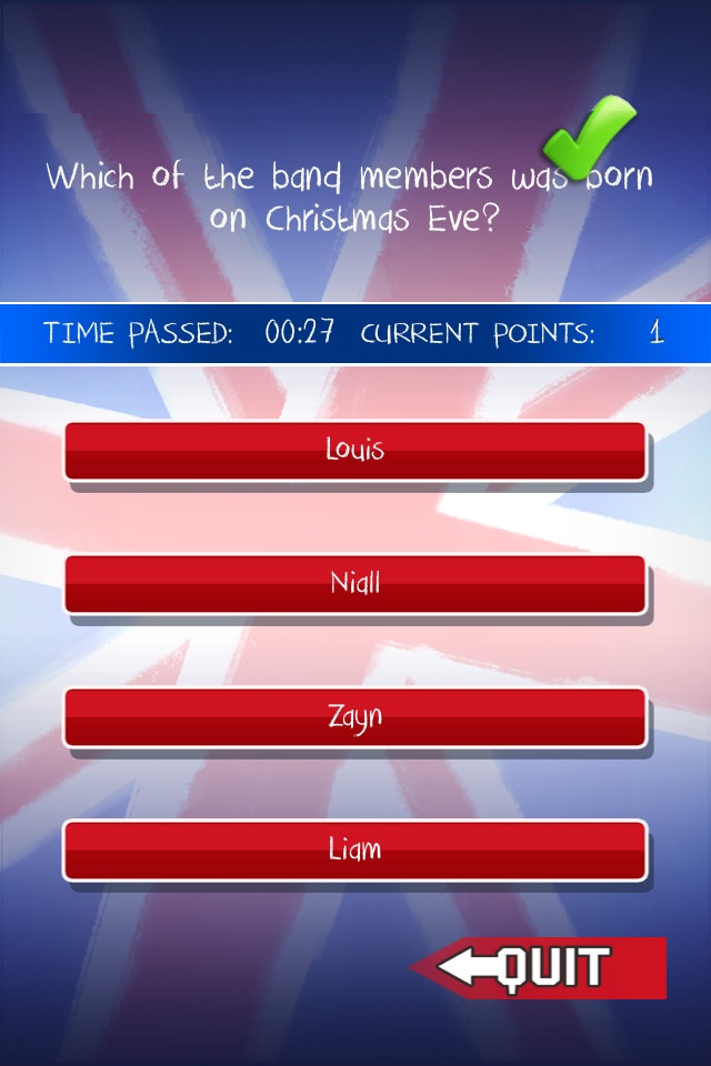 Ultimate Fan Quiz - One Direction edition screenshot 3