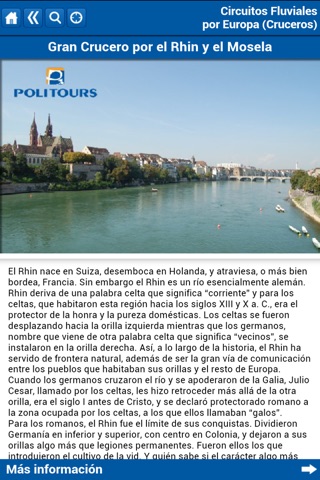 Circuitos Fluviales por Europa Politours screenshot 2