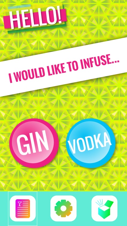 Infusion - flavour your own gin & vodka