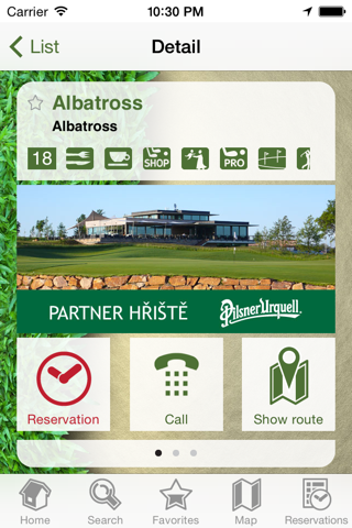 Czech Golf Guide screenshot 4