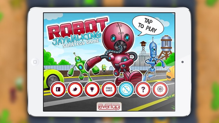 Robot Jaywalking Strategy Game