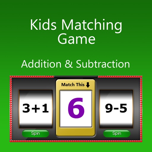 Kids Matching Game - Addition & Subtraction iOS App