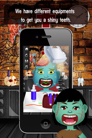 Zombie Monster Dentist Lite screenshot 3