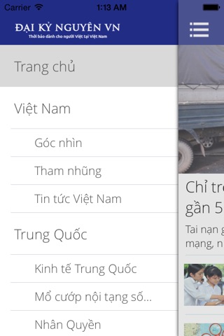 Đại Kỷ Nguyên VN - Thời báo dành cho người Việt tại Việt Nam screenshot 2