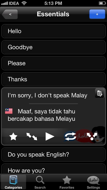 Lingopal Malay LITE - talking phrasebook