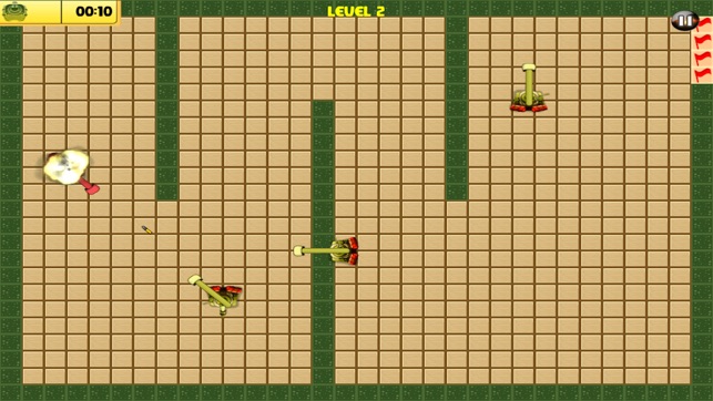 Tank Tanks Battle Mayhem - A Retro Army Combat Attack Game(圖4)-速報App