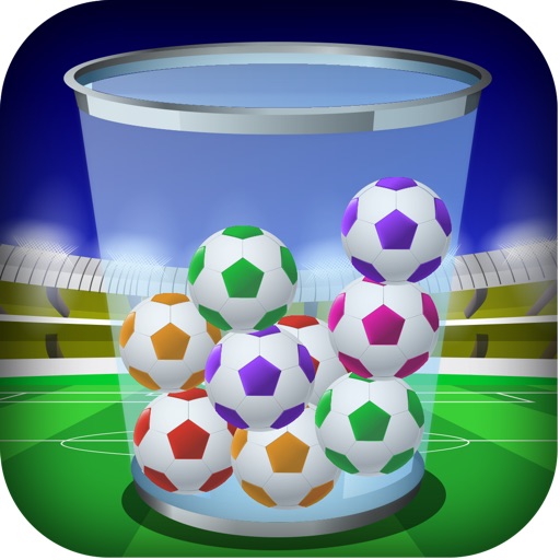 A Soccer Balls Cup Drop iOS App