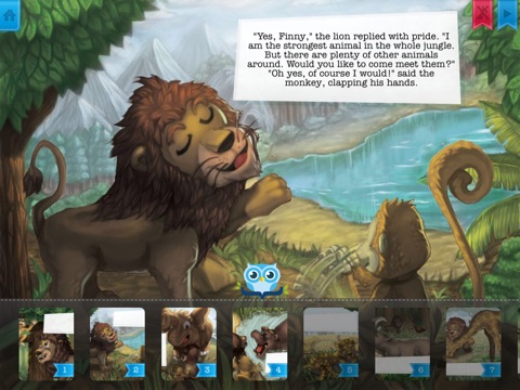 Finny Makes New Friends - Have fun with Pickatale while learning how to read! screenshot 3