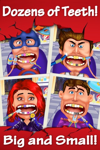 Super Hero Dentist - Little Tongue And Throat X-Ray Doctor Game For Kids screenshot 2