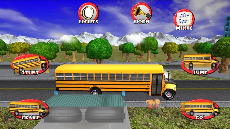 School Bus Drive & Play! Toy Car Game For Toddlers and Kids With Lights, Horn, and Supercar 3D Action