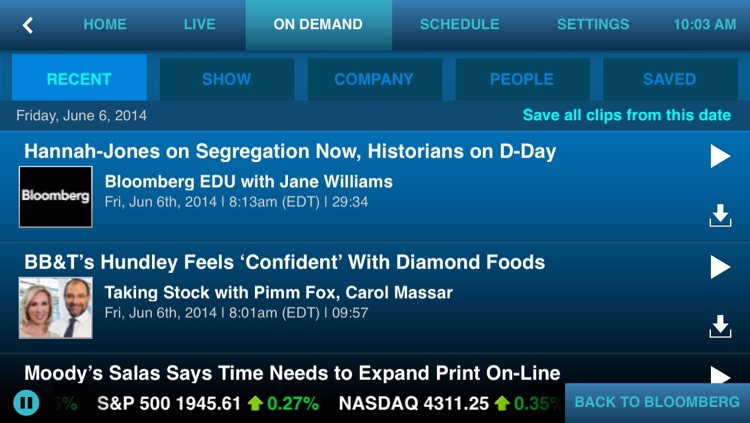 Bloomberg Radio+ screenshot-4