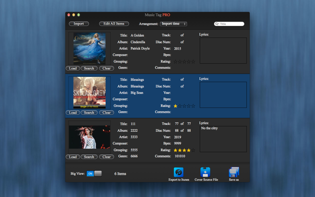 ‎Music Tag Edit - Batch ID3 Editor Screenshot