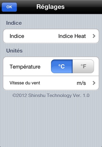 Thermal Comfort Index screenshot 4