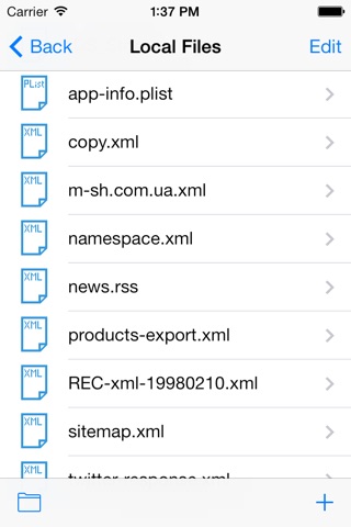 PListXMLEdit - Simple visual editor for Plist and XML files screenshot 2