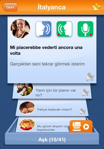 iSpeak Italian: Interactive conversation course - learn to speak with vocabulary audio lessons, intensive grammar exercises and test quizzes screenshot 2