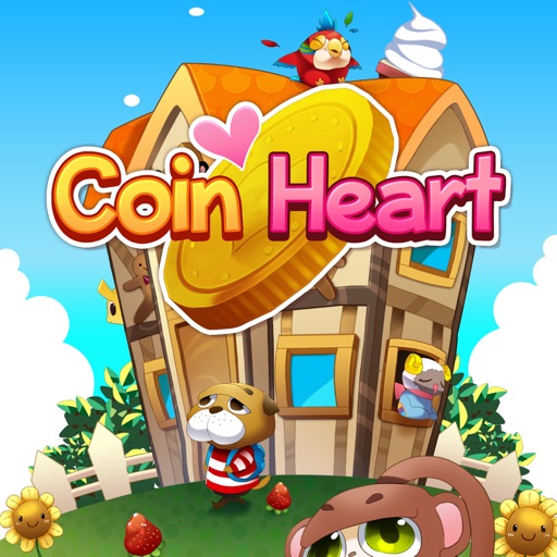 Coin Heart Icon