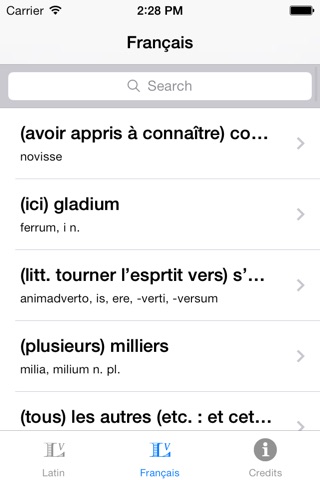 Latin Voc screenshot 4