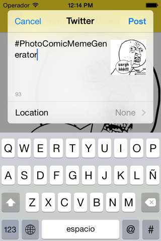 Photo Comic Meme Generator with your own photos screenshot 2