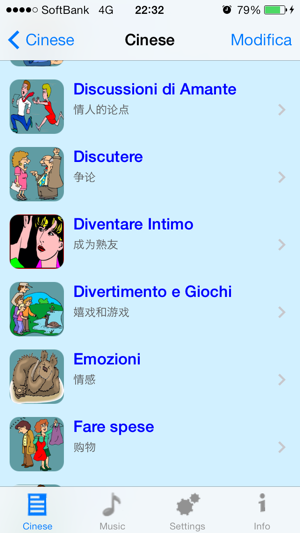 Cinese - Talking Italian to Chinese Translator + Phrasebook(圖3)-速報App