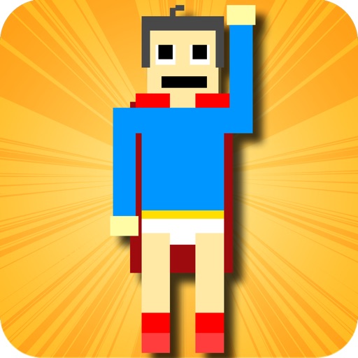 Underpants Super Hero - A 2 player jump racer gambling game Icon