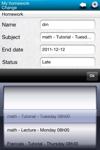 Student timetable: no more paper screenshot 4