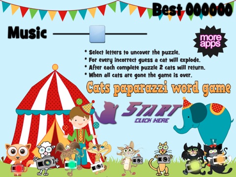 Cats paparazzi word game. How smart are you? Put yourself in the spotlight!! screenshot 2