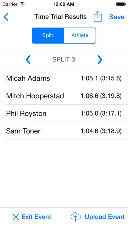 Split Tracker