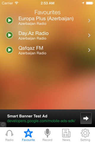 Azerbaijan Radio News Music Recorder screenshot 3