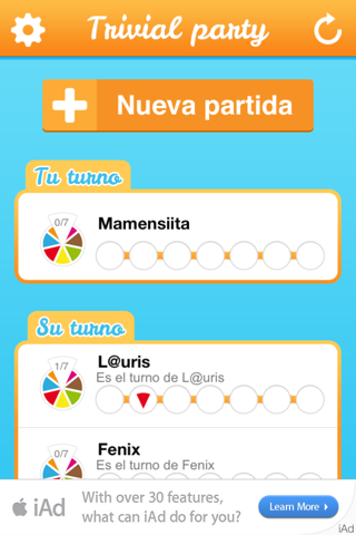 Trivial party - El mejor juego de preguntas y respuestas screenshot 2