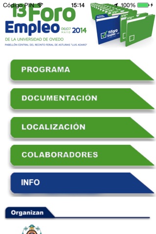 13 Foro Empleo 2014 de la Universidad de Oviedo screenshot 2