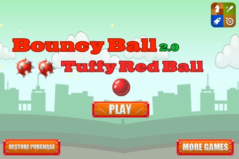 Bouncy Ball 2.0 - Tuffy Red Ball screenshot 4