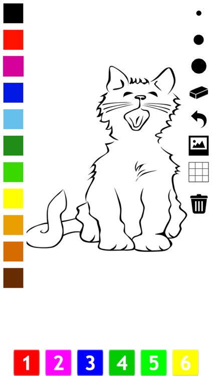 Cat Coloring Book for Little Children: Learn to draw and color cats, kittens and funny pet scenes