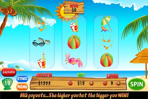 Summer Slots Casino - Lucky 7 Jackpot Las vegas Edition screenshot 3