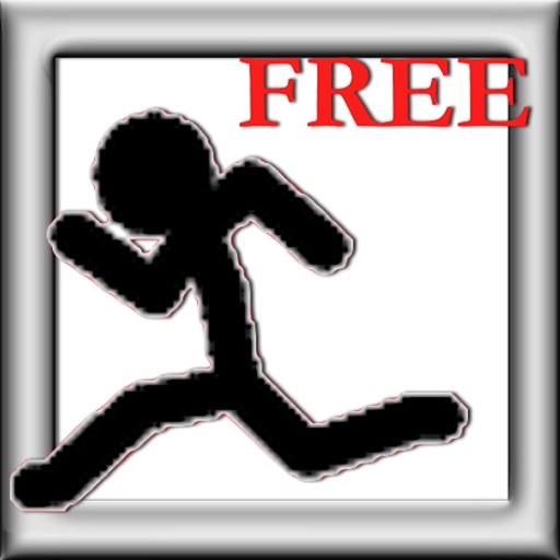 Cartoon Stickman Jump And Run: Coin Collect Free icon