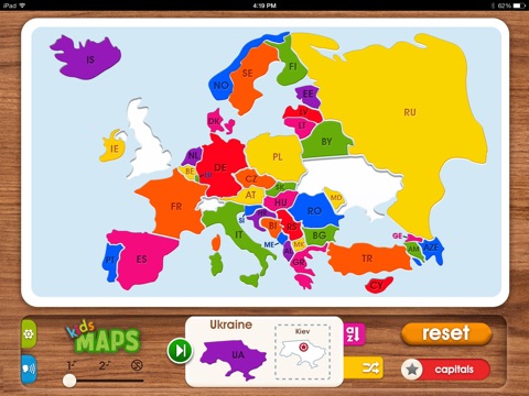 Kids Maps - Europe screenshot 2