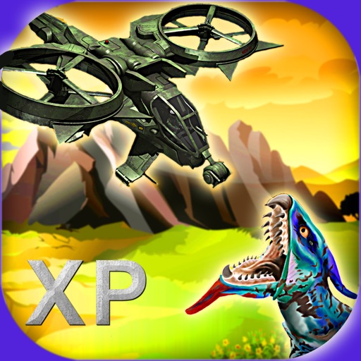 Crazy Helicopter Bomber Attack XP - Invasion Adventure of the Flying Jurassic Dinosaurs icon