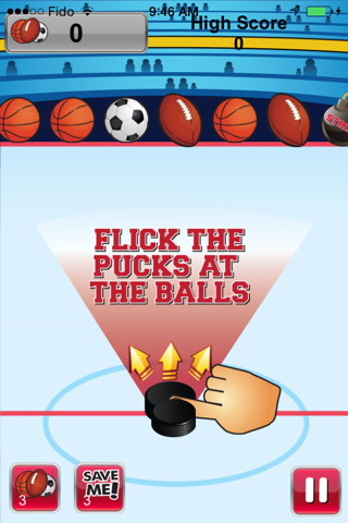 Flick That Ball - Flick The Puck To Hit The Soccer, Football or Soccer Balls screenshot 2