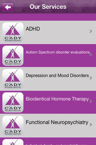 Cady Wellness Institute screenshot 4